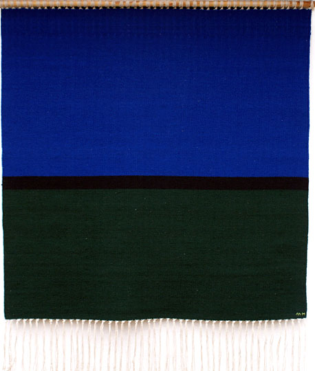 Maria Hillfon  www.hillfon.com  Sent - Late, 130x130 vävnader, weavings